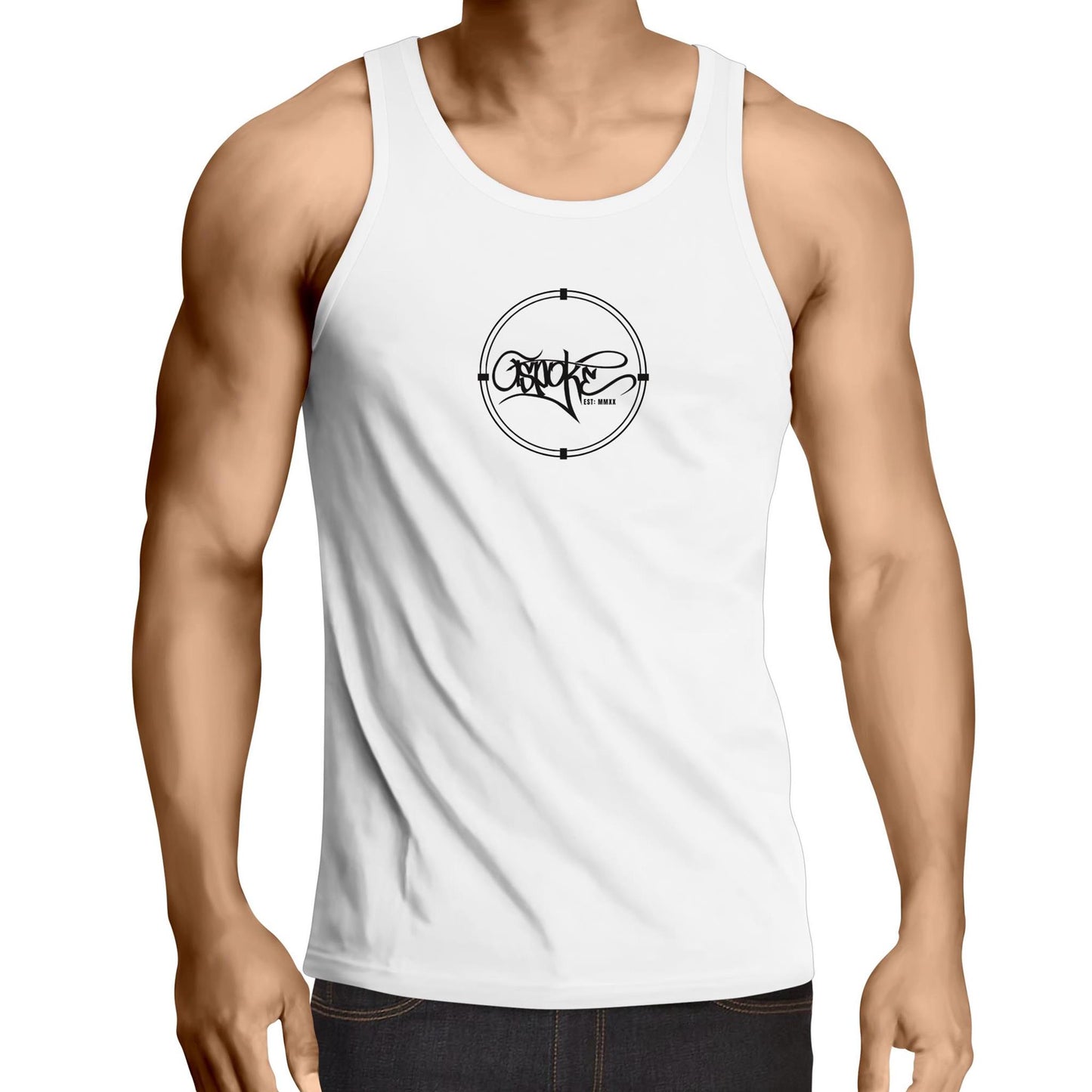 JSPOKE LOGO - Mens Singlet Top