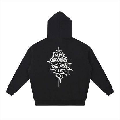 JSPOKE-BLACK-HOODIE-ONE LIFE