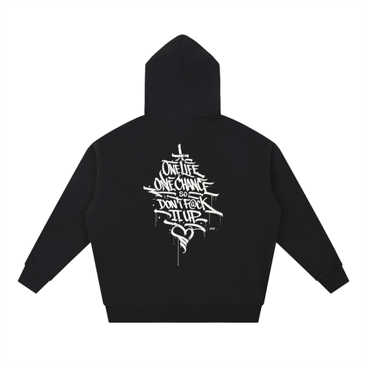 JSPOKE-BLACK-HOODIE-ONE LIFE