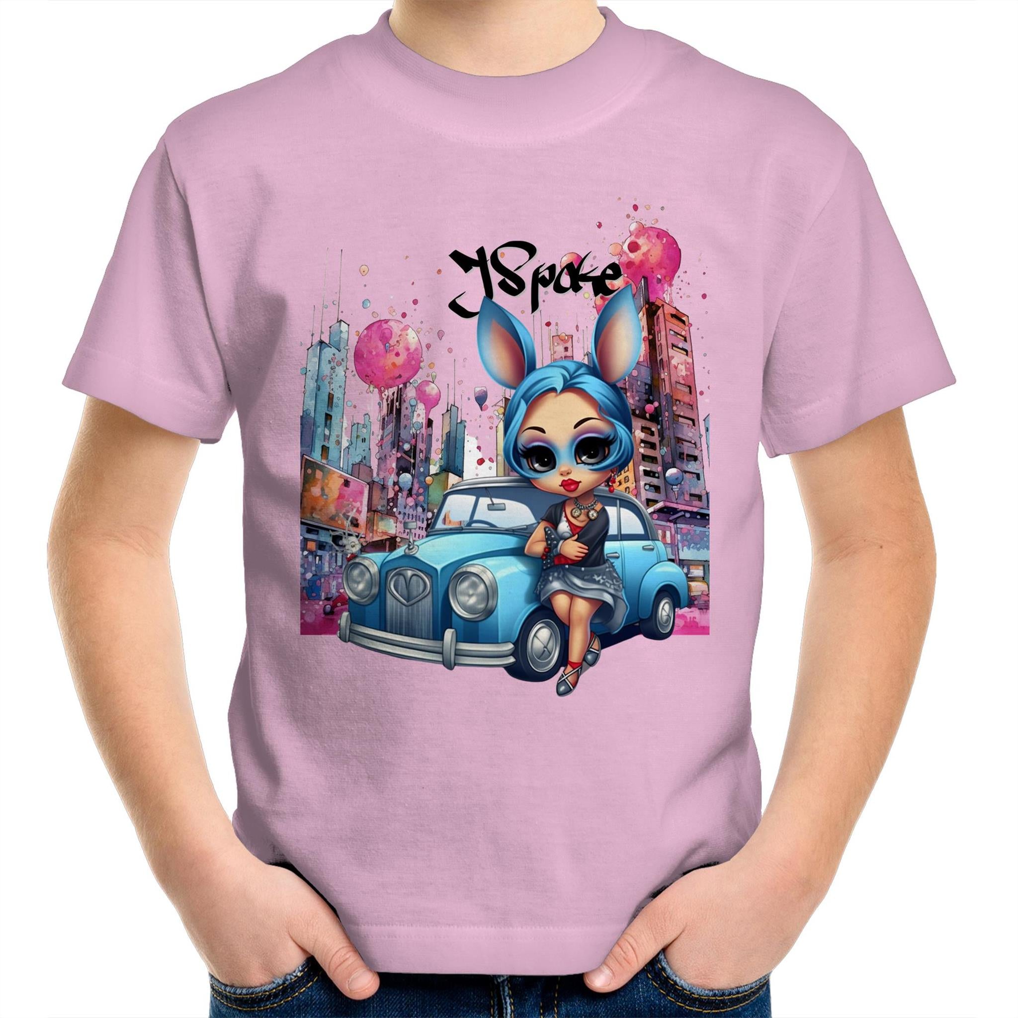 BUNNY CHIC - Kids Youth T-Shirt - JSPOKE