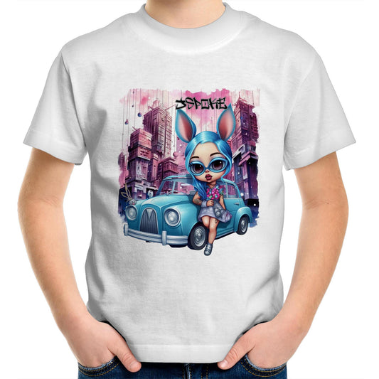 BUNNY CHIC II - Kids Youth T-Shirt - JSPOKE