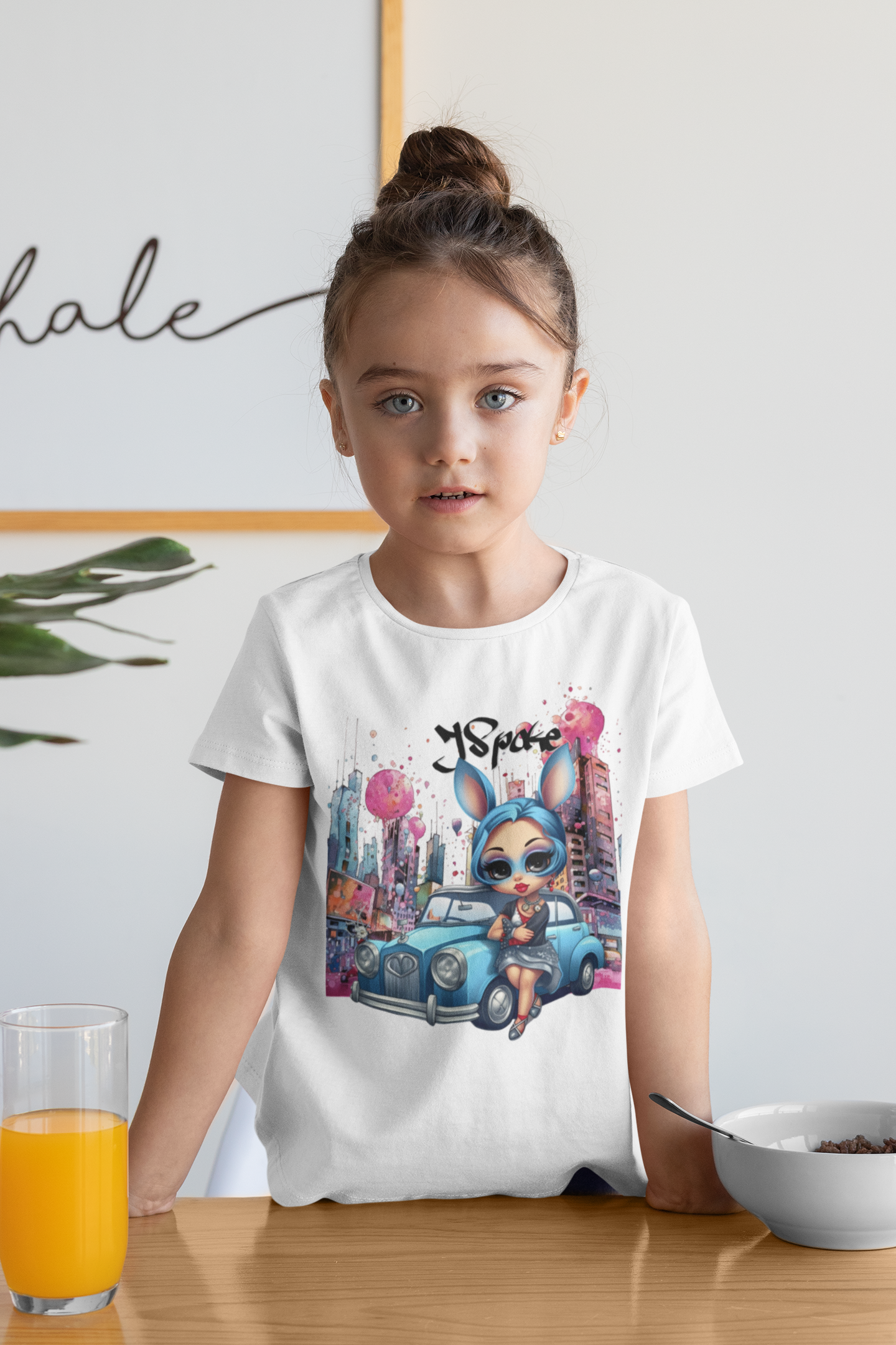 BUNNY CHIC - Kids T-Shirt - JSPOKE