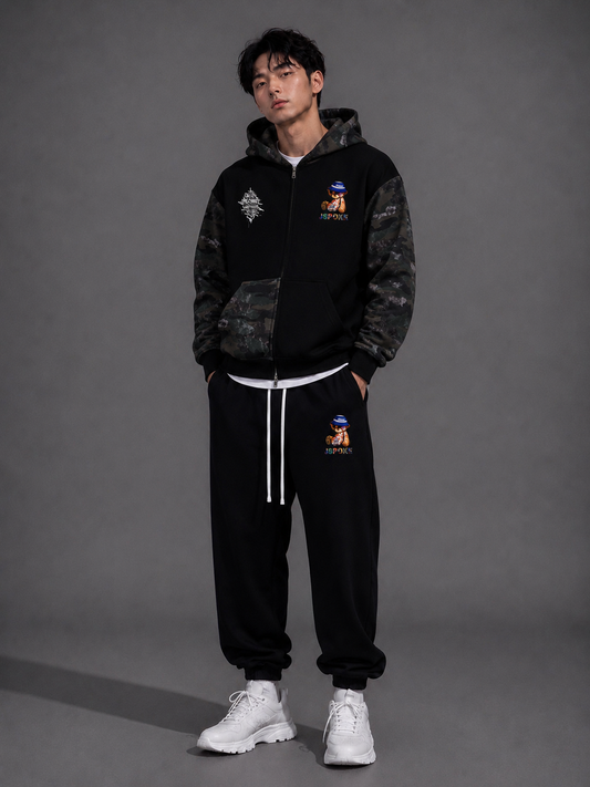 ONE LIFE Camo Edition Full Zip Boxy Hoodie