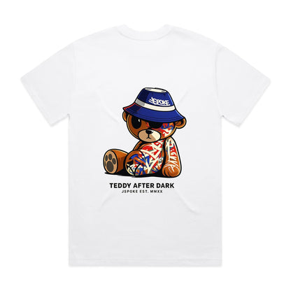 Teddy_After_Dark_Jspoke_Heavy_tshirt_white_back