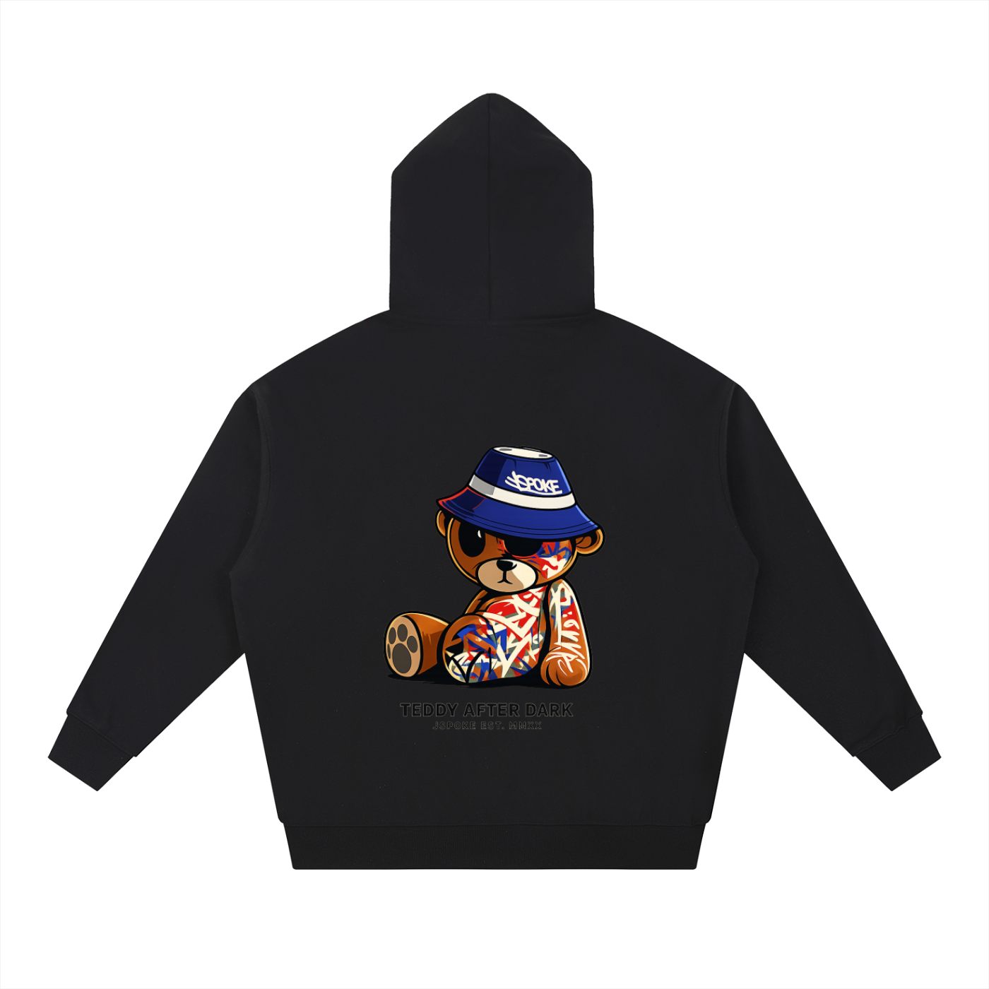 Teddy_After_Dark_Jspoke_Hoodie_Black_back
