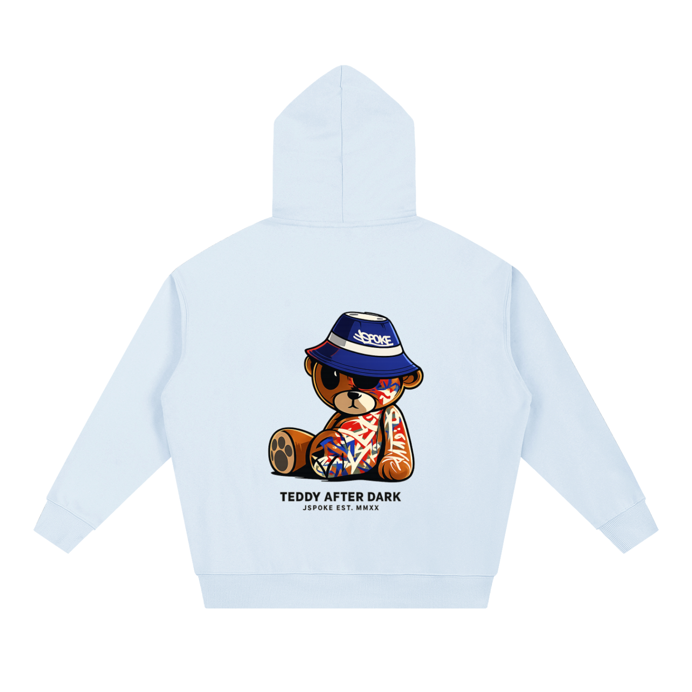 Teddy_After_Dark_Jspoke_Hoodie_Blue_back