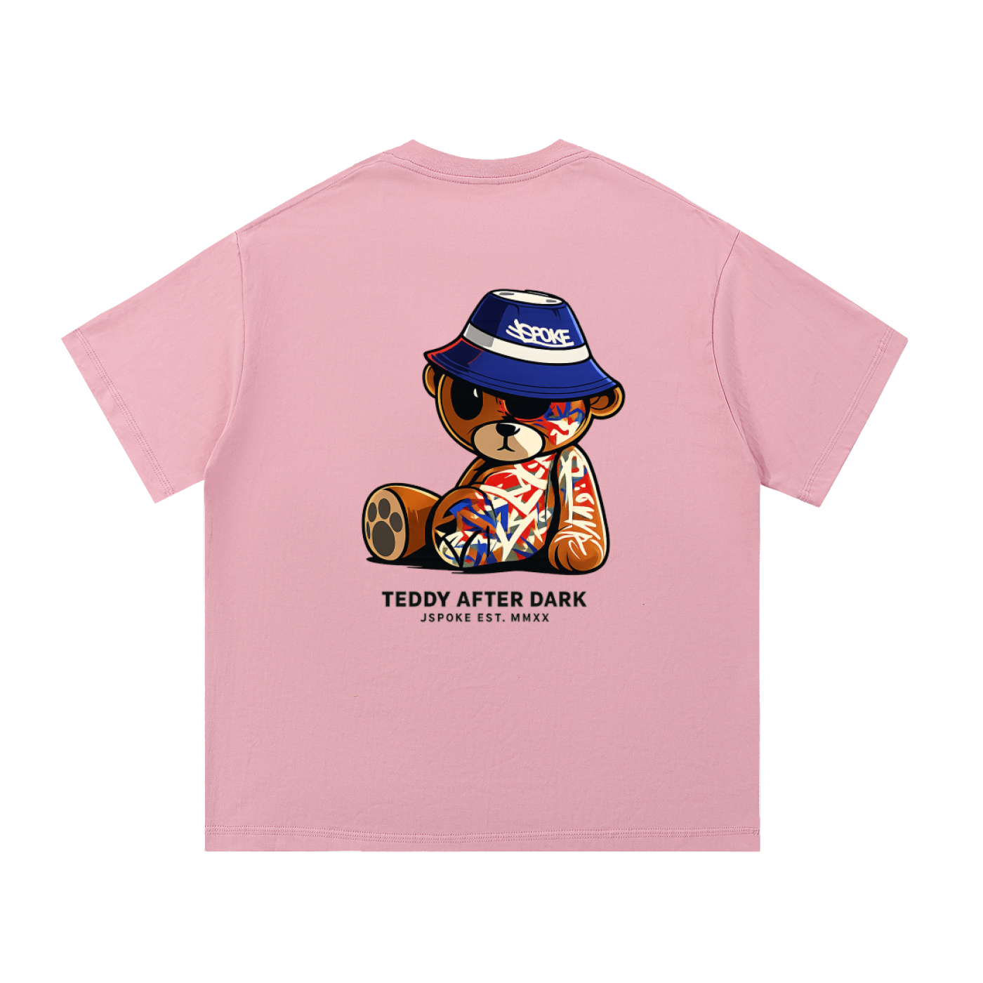 Teddy_Essential_Pink_Tshirt_Jspoke_back