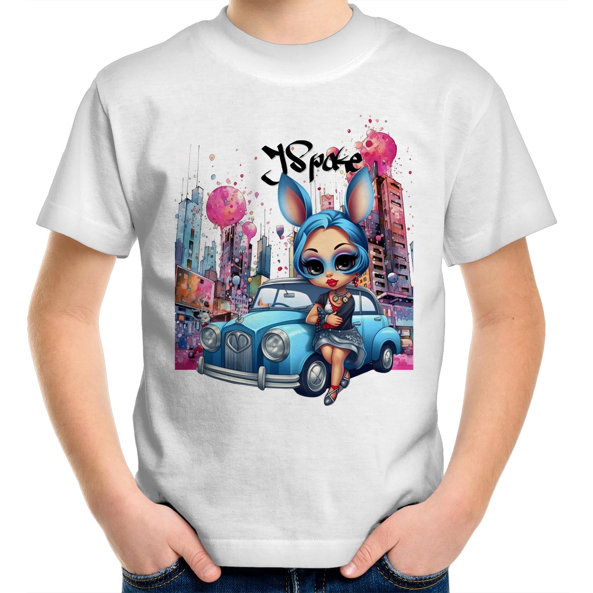 BUNNY CHIC - Kids Youth T-Shirt - JSPOKE