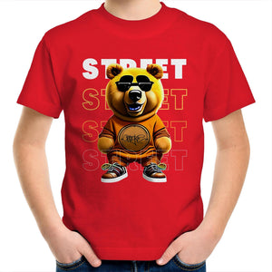STREET TEDDY - Kids Youth T-Shirt - JSPOKE