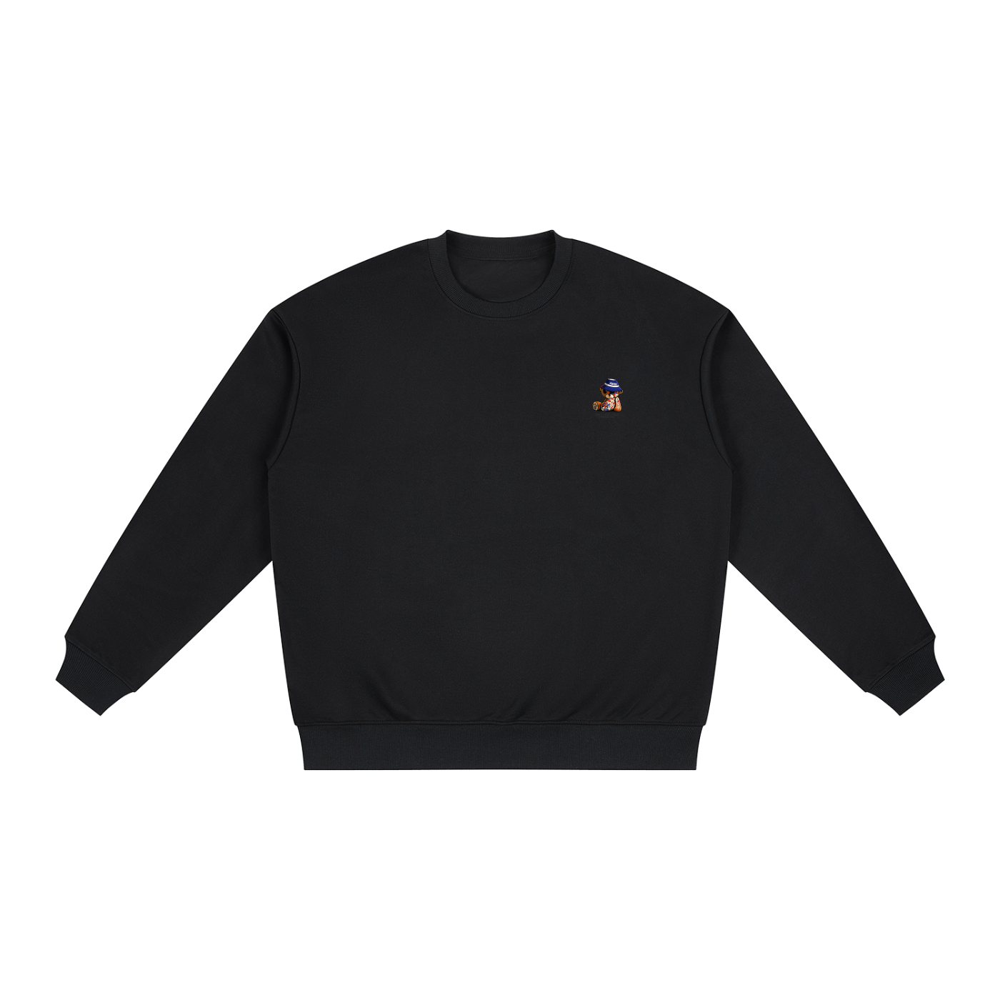Oversized Drop Shoulder Crewneck Sweatshirt