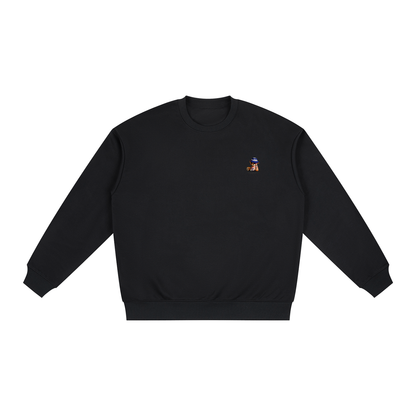 Oversized Drop Shoulder Crewneck Sweatshirt