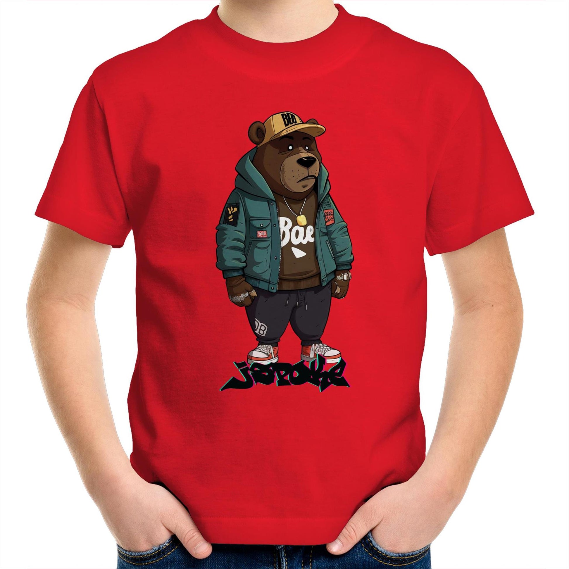 COOL TEDDY II - Kids Youth T-Shirt - JSPOKE