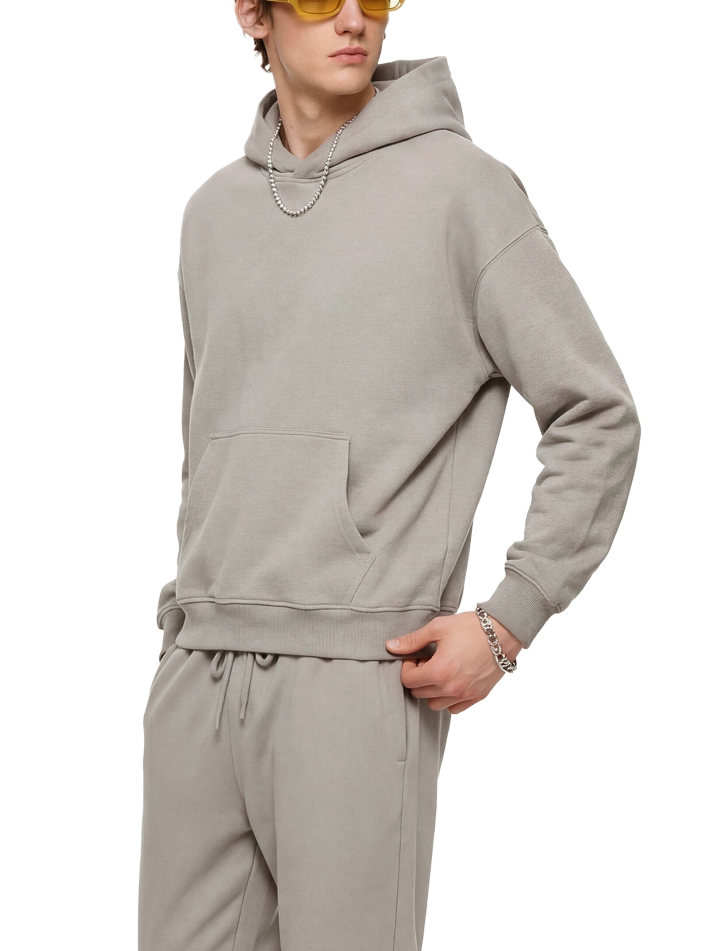 Essential Boxy Heavyweight Drop-Shoulder Hoodie