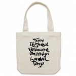 Load image into Gallery viewer, CITIES II - CANVAS TOTE - JSPOKE
