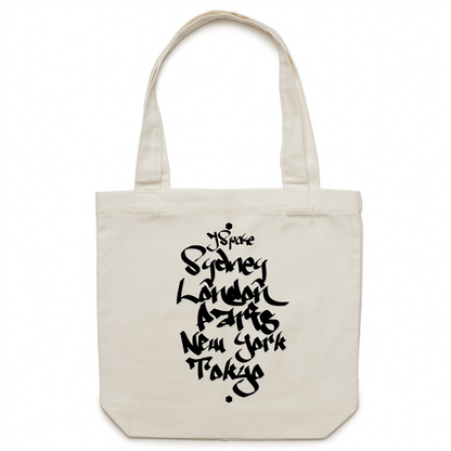CITIES - CANVAS TOTE - JSPOKE