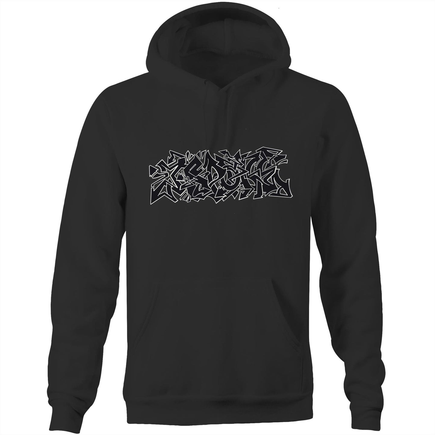 JSPOKE BLK & WHT - HOODIE - JSPOKE